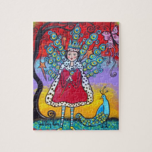 De Peacock Queen Puzzle Legpuzzel (Verticaal)