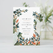 De Peacock Save The Date (Staand voorkant)