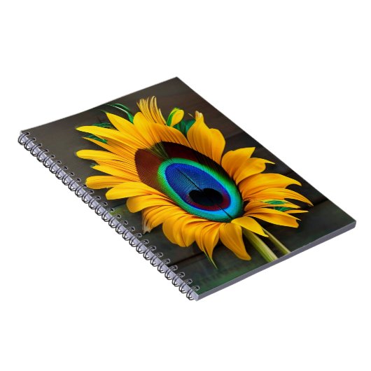 De peacock Sun-ventilator Notitieboek (Rechterzijde)