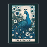 De Peacock Tarot Kaart Art pauwen Blauwgroen kunst<br><div class="desc">De Peacock Tarot-Kaart is een opvallende mix van symboliek en stijl, die de majestueuze essentie van de pauw in een mystieke, hekserige esthetiek vastlegt. Bekend om zijn levendige blauwgroen tinten en veren, heeft de pauw lang het zicht, de wedergeboorte en het spirituele ontwaken vertegenwoordigd - waardoor het een krachtig symbool...</div>