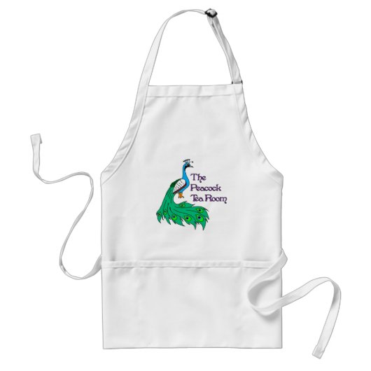 De Peacock Tea Room Apron Standaard Schort (Voorkant)
