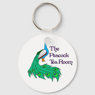 De Peacock Tea Room Logo sleutelhanger