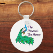 De Peacock Tea Room Logo sleutelhanger (Voorkant)