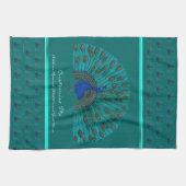 De Peacock Theedoek (Horizontaal)