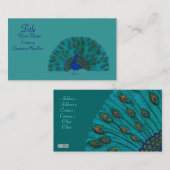De Peacock Visitekaartje (Voorkant / Achterkant)