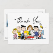 De Peanuts-bende | Baby Shower Briefkaart (Voorkant / Achterkant)