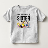 De Peanuts-bende | Ik ben de kleine zus Kinder Shirts (Voorkant)