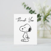 De Peanuts Groep | Baby Shower Briefkaart (Staand voorkant)