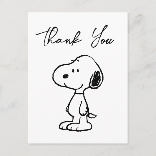 De Peanuts Groep | Baby Shower Briefkaart (Voorkant)