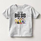 De Peanuts groep | Ik ben de grote zus Kinder Shirts (Voorkant)