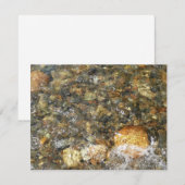 De Pebbles Brown en Gray Natural Abstract (Voorkant / Achterkant)