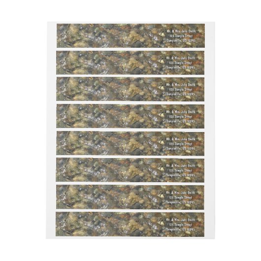 De Pebbles Brown en Gray Natural Abstract (Vel)