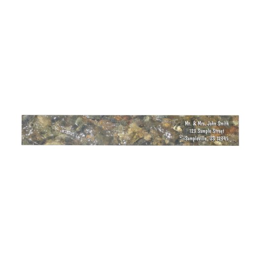 De Pebbles Brown en Gray Natural Abstract (Individueel)