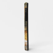 De Pebbles Brown en Gray Natural Abstract Case-Mate iPhone Case (Achterkant/links)