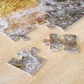 De Pebbles Brown en Gray Natural Abstract Legpuzzel (Zijkant)