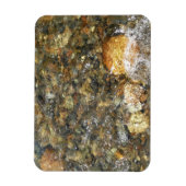 De Pebbles Brown en Gray Natural Abstract Magneet (Verticaal)