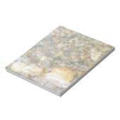 De Pebbles Brown en Gray Natural Abstract Notitieblok (Linkerzijde)