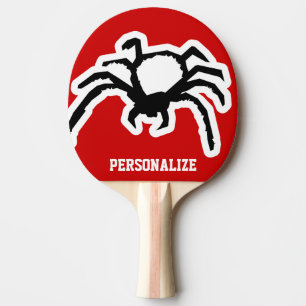 De peddel van de de spinpingpong van de tarantula tafeltennisbatje