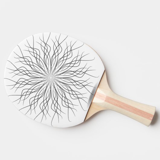 De pedelmeester: Aangepaste pingpongpeddels Tafeltennisbatje (Zijkant)