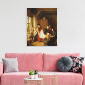 De pedlar, 1814 (olie op het paneel) canvas afdruk (Insitu (Woonkamer))