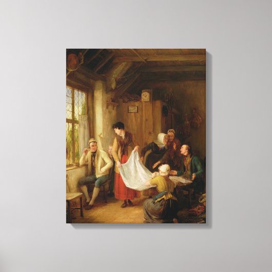 De pedlar, 1814 (olie op het paneel) canvas afdruk (Voorkant)