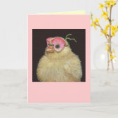 De peep-kaart verfrissen kaart (Gele Bloem)