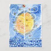 De peerboom en het Briefkaart van de Partridge (Voorkant)