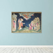 De peiling van de zevende Trumpet en de Canvas Afdruk (Insitu (Houten vloer))