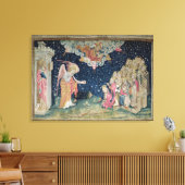 De peiling van de zevende Trumpet en de Canvas Afdruk (Insitu (Woonkamer))