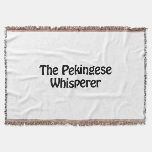 de Pekingees fluisteraar Deken (Voorkant)