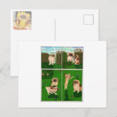 De pekingese feestdagenkaart (Voorkant / Achterkant)