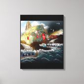 De pelgrimage - bedrukt Canvas Afdruk (Voorkant)