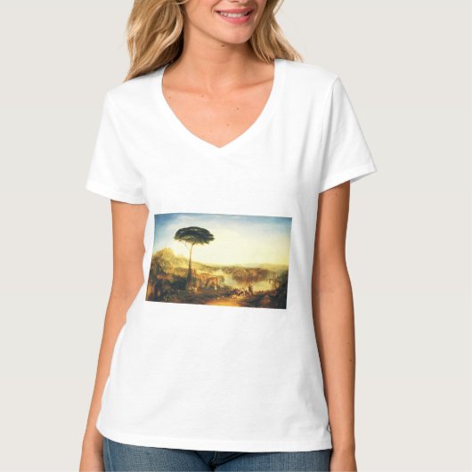 De pelgrimage van Childe Harold door Joseph Turner T-shirt (Voorkant)