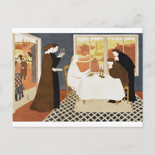 De pelgrims van Emmaus, Maurice Denis Briefkaart