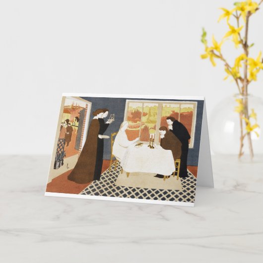 De pelgrims van Emmaus, Maurice Denis Kaart (Gele Bloem)