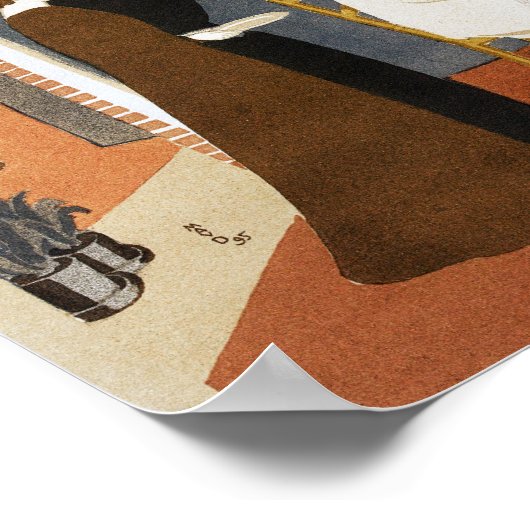 De pelgrims van Emmaus, Maurice Denis Poster (Hoek)