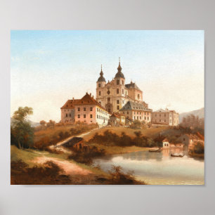 De pelgrimskerk   Johann Wilhelm Jankowsky Poster