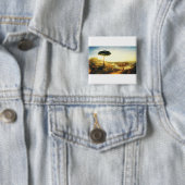 De pelgrimstocht van Childe Harold door Joseph Tur Vierkante Button 5,1 Cm (In situ)