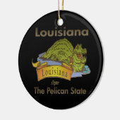 De Pelicaanse staat Louisiana Alligator Ornament (Links)