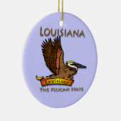 De Pelicaanse staat Louisiana Ornament (Rechts)