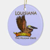 De Pelicaanse staat Louisiana Ornament (Links)