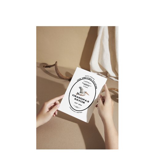 De Pelican Vintage Apotheek Gepersonaliseerd Briefkaart