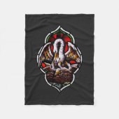 De pelikaan als Christelijk symbool Fleece Deken (Voorkant)