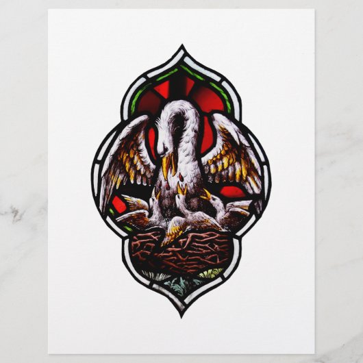 De pelikaan als Christelijk symbool Flyer (Voorkant)