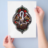 De pelikaan als Christelijk symbool Flyer (Hand)