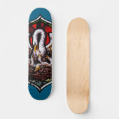 De pelikaan als Christelijk symbool Persoonlijk Skateboard (Voorkant)
