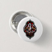 De pelikaan als Christelijk symbool Ronde Button 3,2 Cm (Voorkant /achterkant)