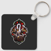 De pelikaan als Christelijk symbool Sleutelhanger (Achterkant)