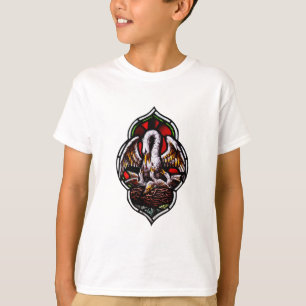 De pelikaan als Christelijk symbool T-shirt