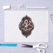 De pelikaan als Christelijk symbool Tissuepapier (Craft)